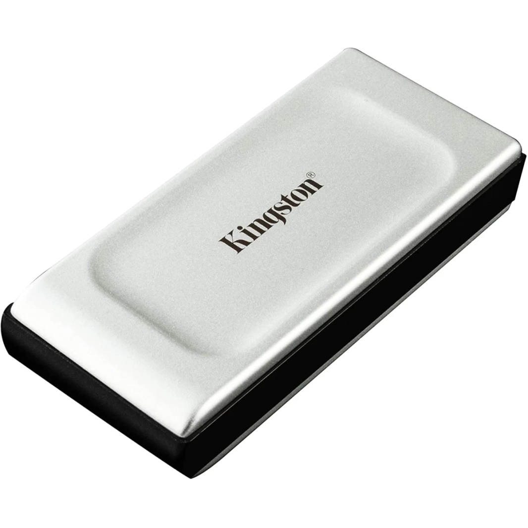 Kingston XS2000 SSD خارجي عالي الأداء بحجم الجيب بسعة 2 تيرابايت بمنفذ USB C