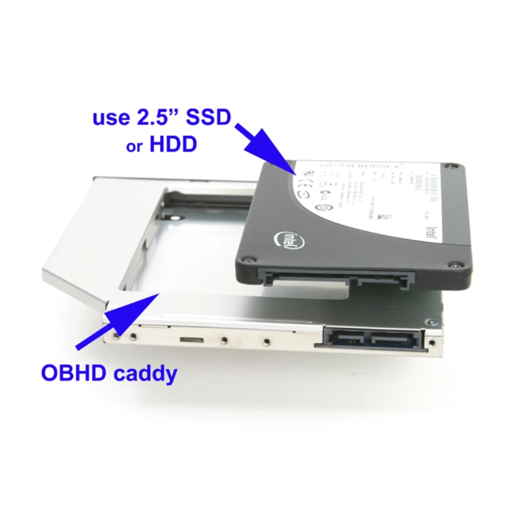 Universal 9.0mm HDD Caddy For Laptop 2.5"