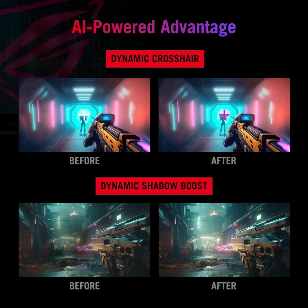 شاشة ASUS ROG Strix XG27ACS مقاس 27 بوصة بدقة 2K وسرعة IPS 180 هرتز ووقت استجابة 1 مللي ثانية وHDR400 و133% sRGB وتقنية Extreme Low Motion Blur Sync وG-Sync ومتوافقة مع USB C وDisplayWidget ومقبس ثلاث