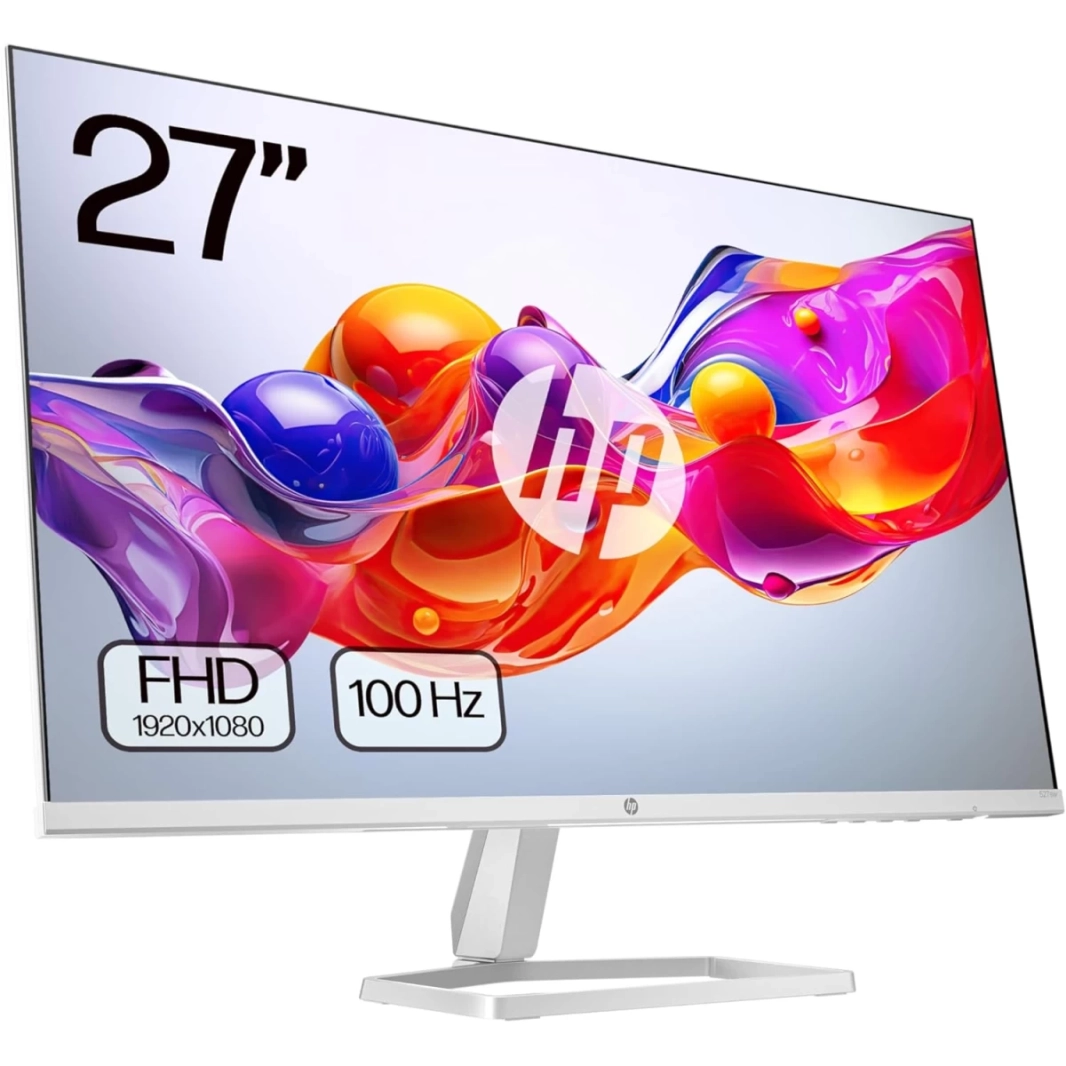 HP 527sf 27" Ultraslim IPS Full HD 100Hz True-Color Low-Blue Light Filter w/ 99% sRGB 300 nits - Silver & Black