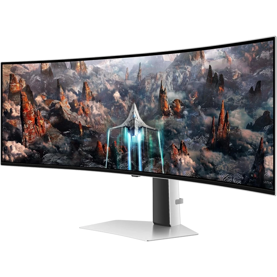 SAMSUNG 49” Odyssey G9 G93SC OLED Curved 1800R Dual QHD 240Hz 0.03ms HDR10+ HDMI 2.1 AMD FreeSync Premium Pro w/ Speakers