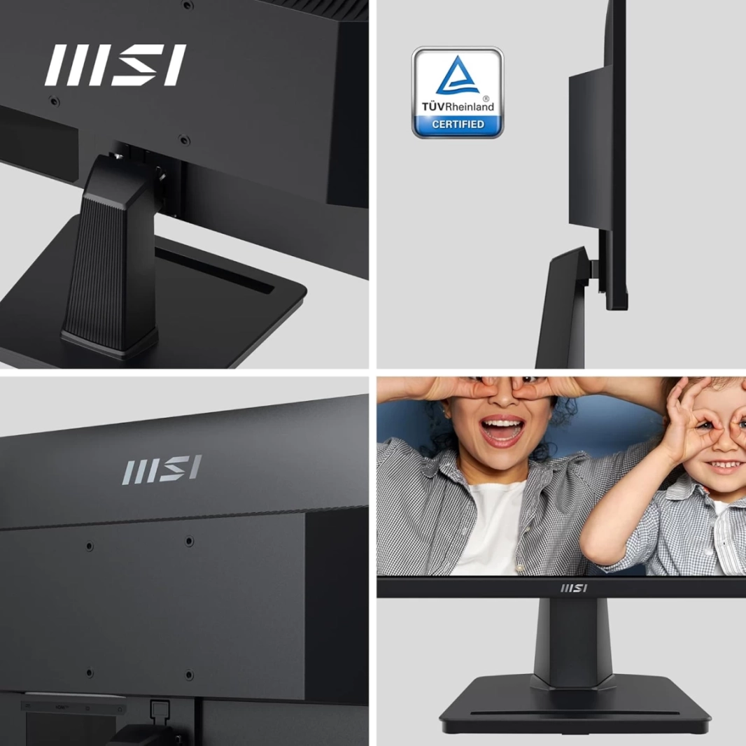 MSI PRO MP225 22" IPS Full HD 100Hz 1ms EyesErgo Anti-Flicker Less Blue Light w/ HDMI & VGA Interface - Black