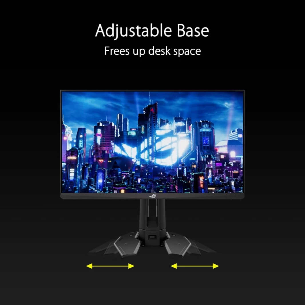 شاشة ASUS PG248QP ROG Swift Pro مقاس 24 بوصة، 540 هرتز، 0.2 مللي ثانية، HDR400 Esports-TN، NVIDIA G-SYNC، محلل انعكاس NVIDIA ULMB 2، قاعدة قابلة للتعديل، ترميز ESS