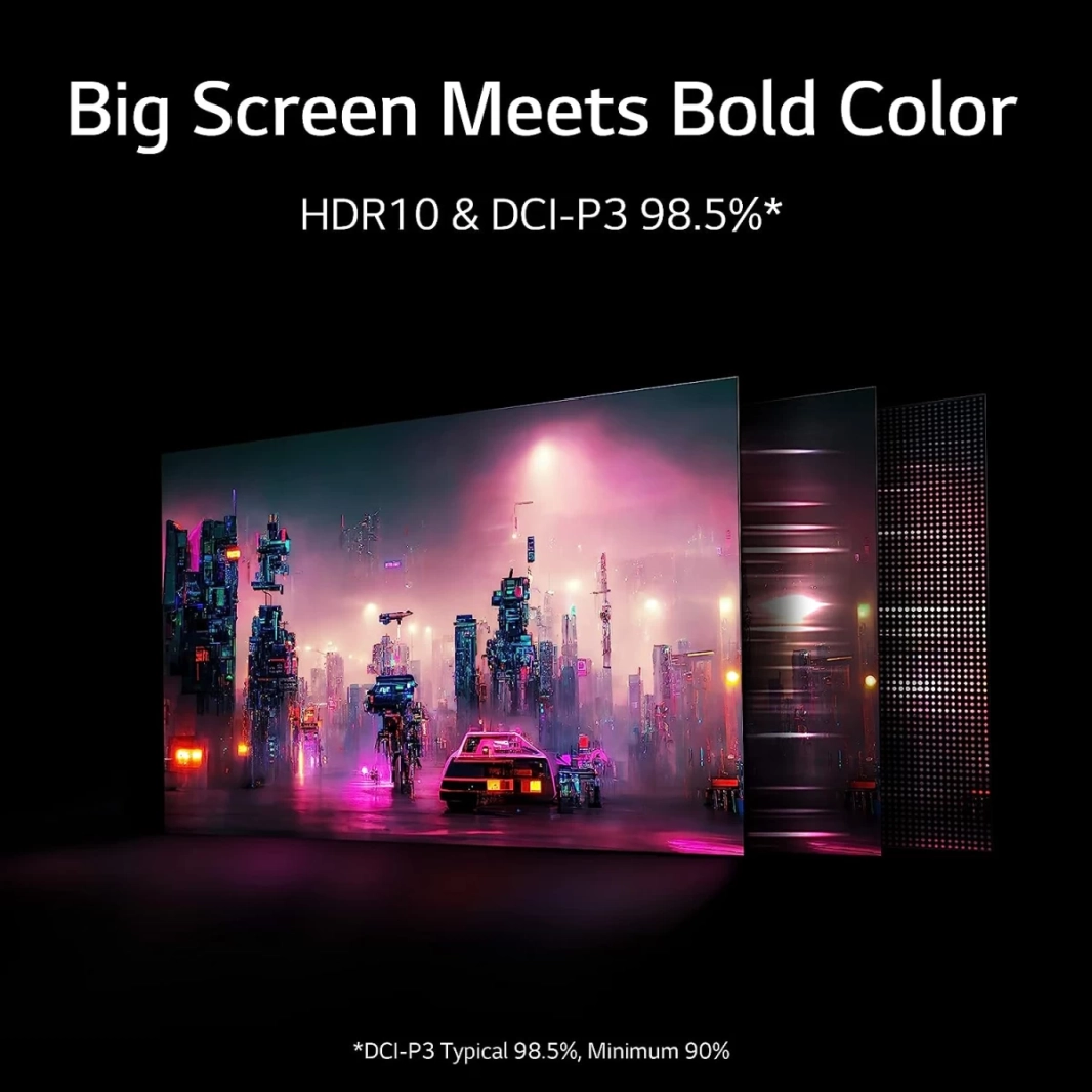 شاشة LG 27GR95QE-B UltraGear™ OLED مقاس 27 بوصة 2K HDR10 240 هرتز 0.03 مللي ثانية متوافقة مع G-SYNC مضادة للتوهج بنسبة 98.5% DCI-P3 - أسود
