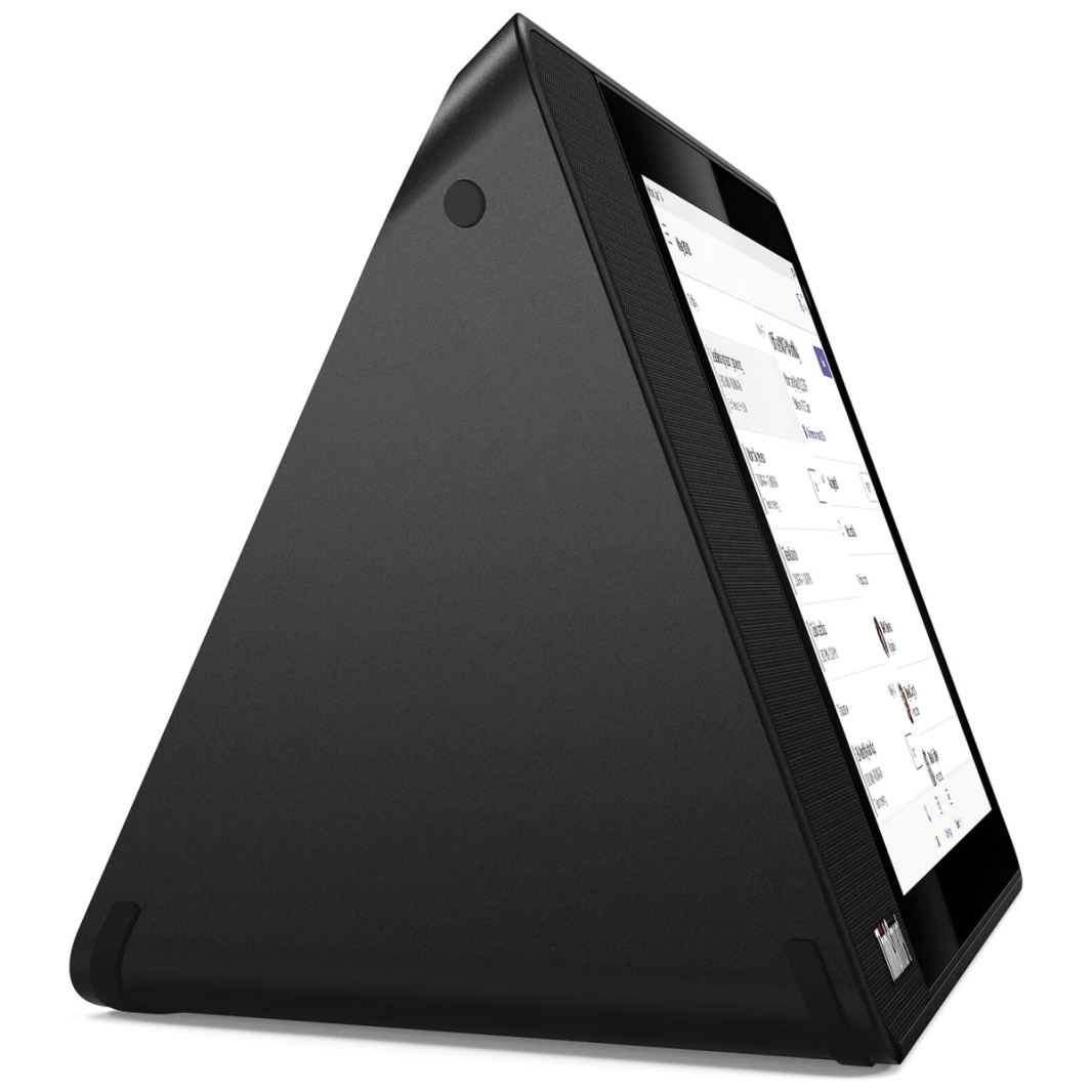 جهاز مؤتمرات الفيديو الذكي Lenovo ThinkSmart View Wifi 8" HD بشاشة تعمل باللمس مع نظام صوت مدمج وكاميرا ذكية (لـ ZOOM فقط) - أسود