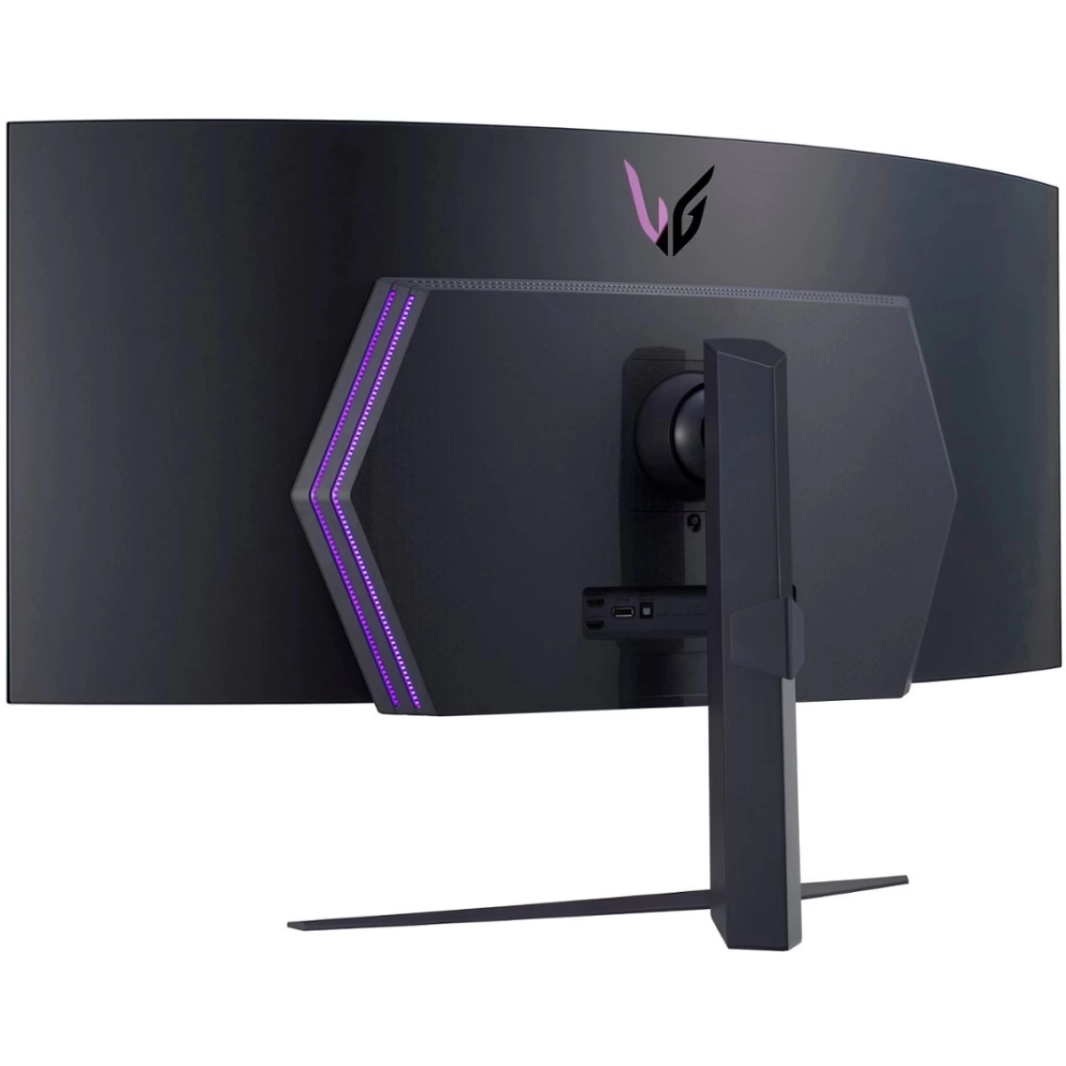 شاشة LG 45GR95QE-B 45 بوصة UltraGear™ OLED منحنية 800R 3K 240Hz .03ms HDR10 DCI-P3 98.5% HDMI 2.1 مع G-SYNC متوافقة