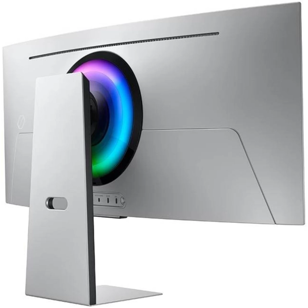SAMSUNG Odyssey G8 34" OLED 3K Curved 175Hz 0.1ms HDR10 Smart Gaming Monitor w/ Speakers & USB C