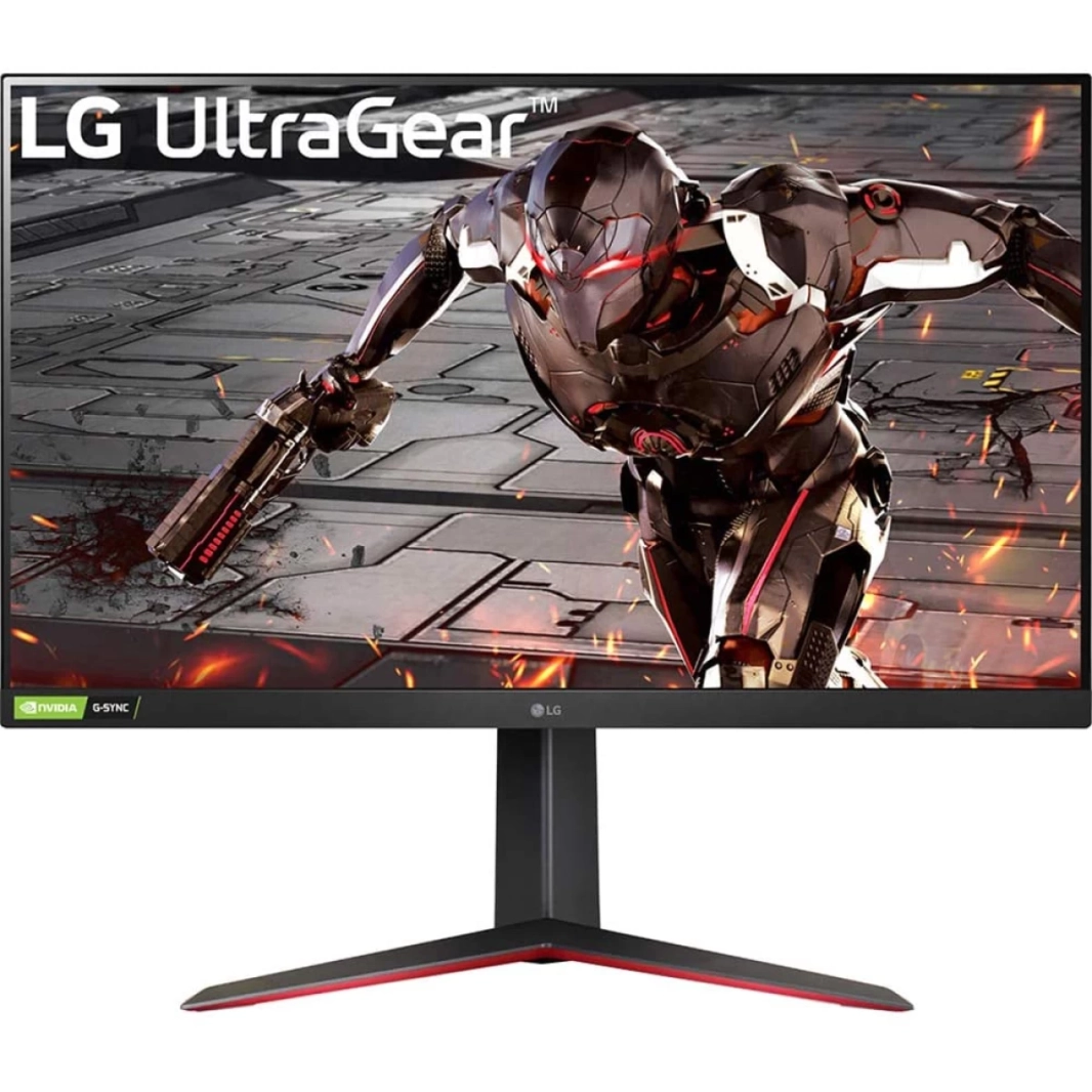شاشة LG 32GN550-B UltraGear Full HD مقاس 32 بوصة بمعدل تحديث 165 هرتز HDR10 1 مللي ثانية متوافقة مع NVIDIA G-SYNC