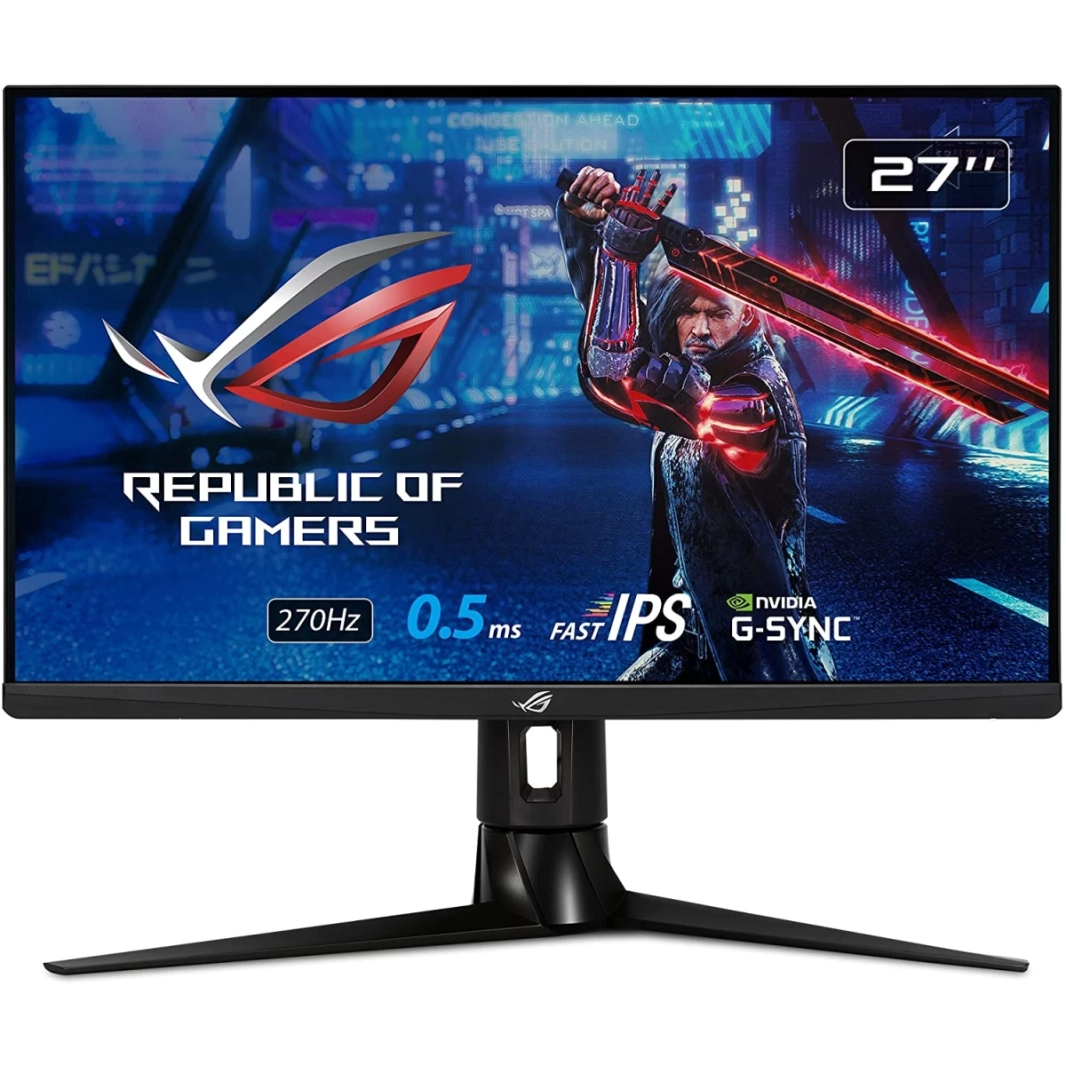 شاشة ASUS ROG Strix XG27AQM مقاس 27 بوصة IPS HDR 2K 0.5 مللي ثانية IPS سريعة 270 هرتز HDR 400 متوافقة مع G-SYNC