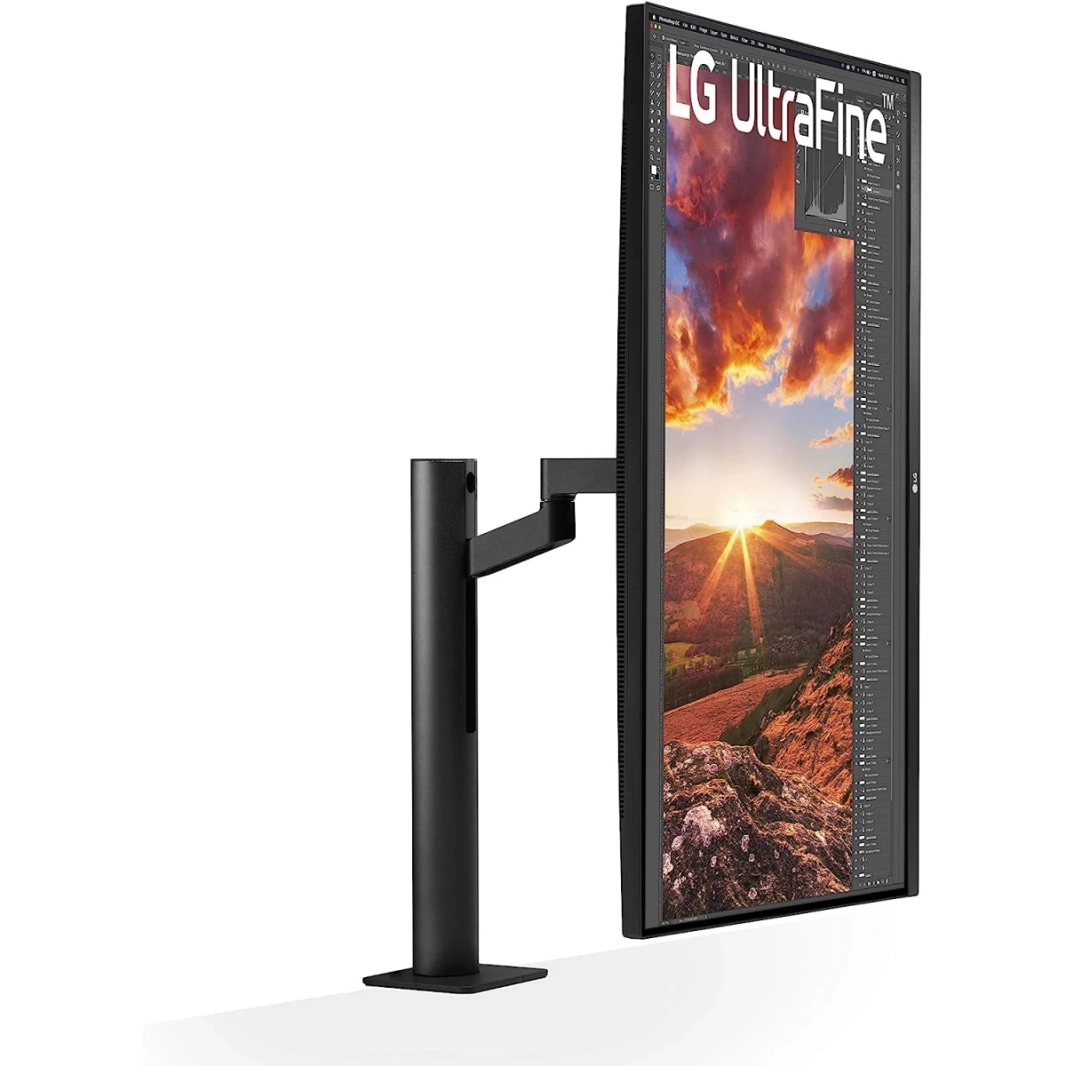 شاشة LG 32UN880-B UltraFine Display Ergo UHD 4K IPS مقاس 32 بوصة مع توافق HDR 10 وتوصيل USB Type-C - أسود