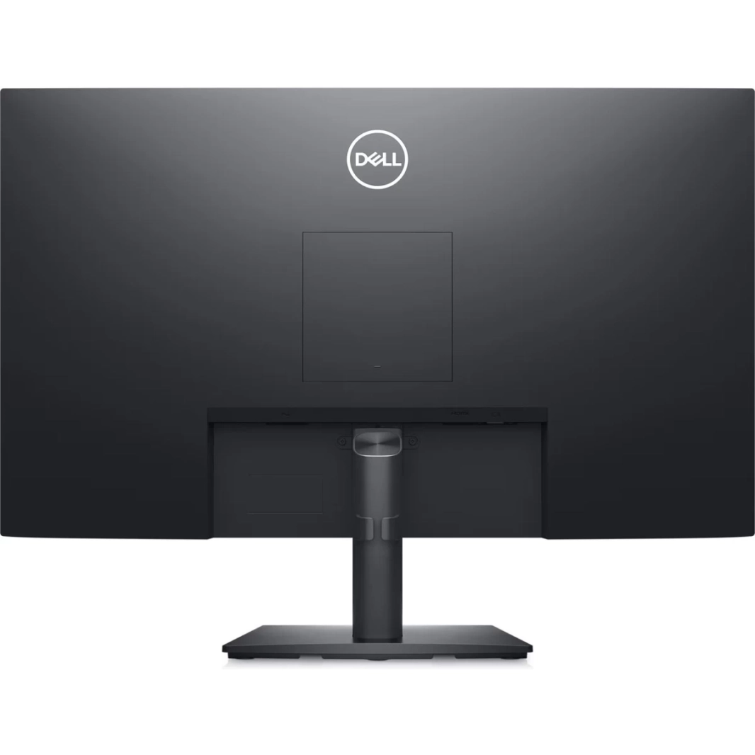 شاشة Dell E2423H مقاس 24 بوصة عالية الدقة بتصميم إطار رفيع ومنفذ عرض وواجهة VGA، باللون الأسود