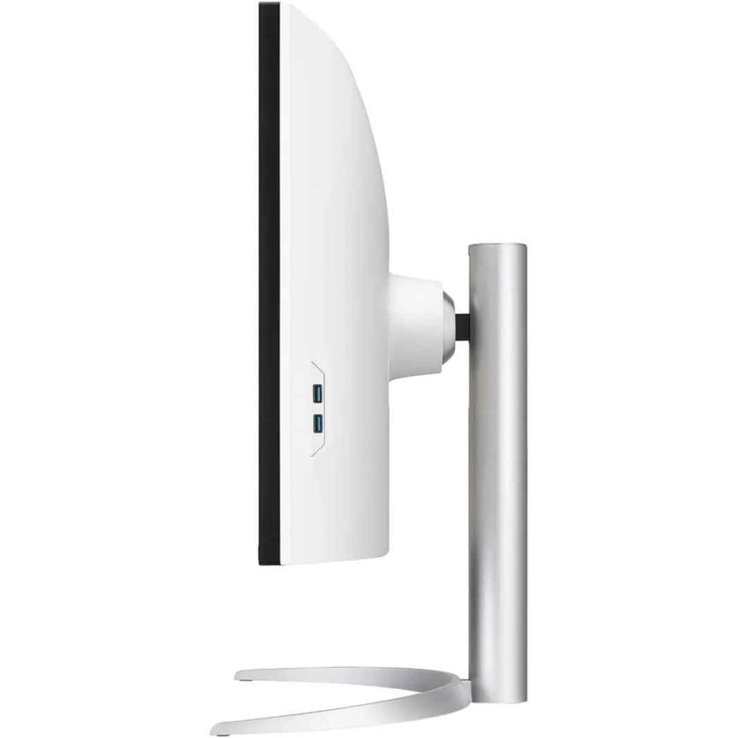 شاشة LG 40WP95C-W 40 بوصة منحنية فائقة العرض بدقة WUHD 5K Nano IPS 75 هرتز DCI-P3 98% HDR10 Thunderbolt 4 96 واط PD تصميم بدون حواف حامل قابل للإمالة/الارتفاع/الدوران
