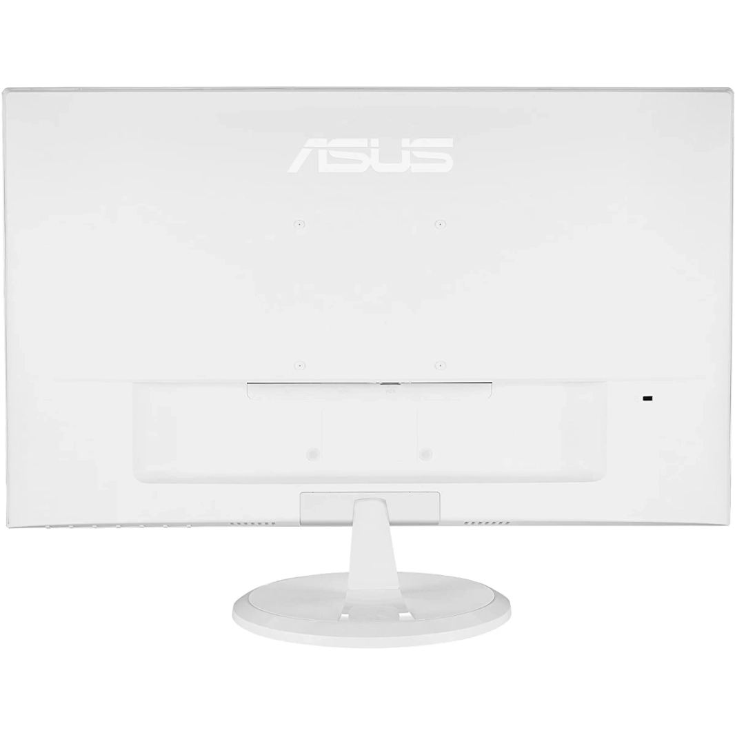 شاشة ASUS VC239HE-W 23 بوصة عالية الدقة بالكامل بدون إطار بتقنية IPS ومرشح الضوء الأزرق الخالي من الوميض وواجهة HDMI وVGA - بيضاء