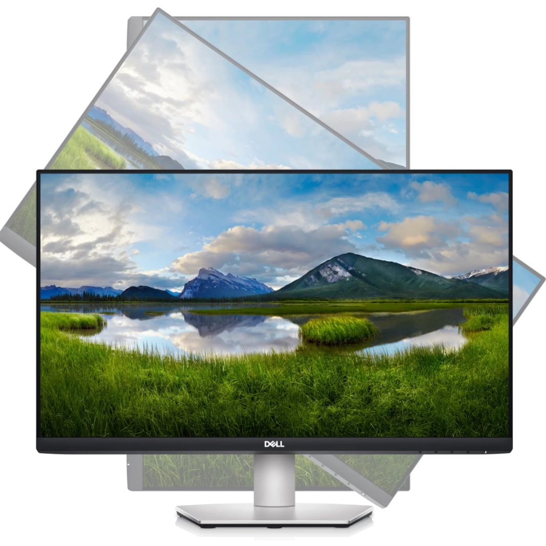 شاشة Dell S2421HS مقاس 24 بوصة IPS Full HD 75 هرتز قابلة للتعديل والإمالة والدوران مع واجهة HDMI ومنفذ العرض