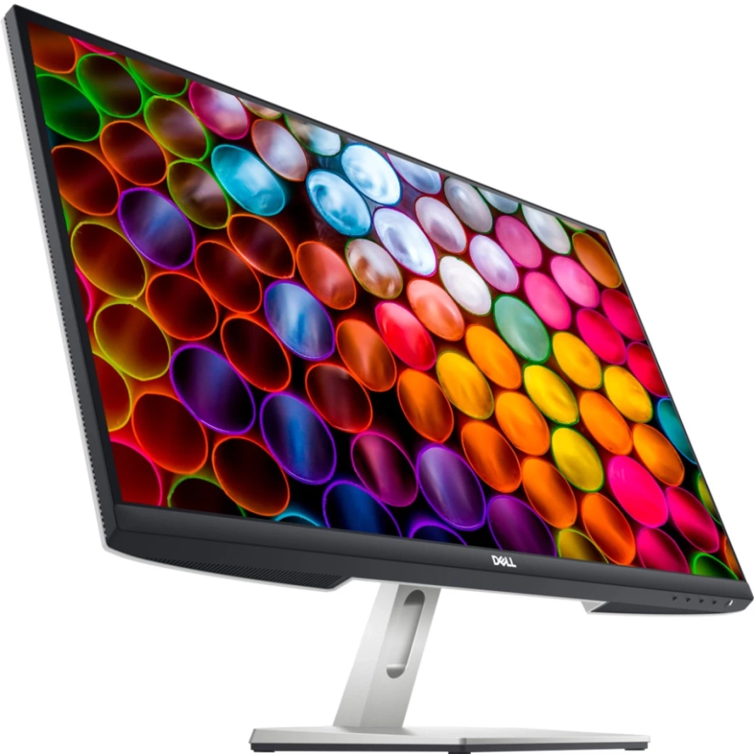 شاشة Dell S2421HS مقاس 24 بوصة IPS Full HD 75 هرتز قابلة للتعديل والإمالة والدوران مع واجهة HDMI ومنفذ العرض