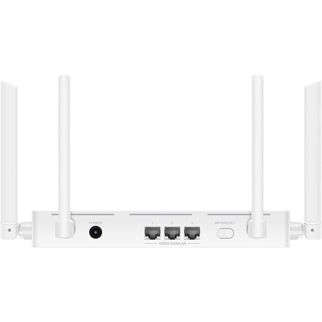 راوتر HUAWEI WiFi 6 اللاسلكي AX2 - يدعم 5 جيجاهرتز حتى 3000 ميجابت في الثانية، ومراقبة أبوية شاملة، و3 أوضاع متعددة للتكيف التلقائي مع شبكات WAN/LAN، ونواة مزدوجة