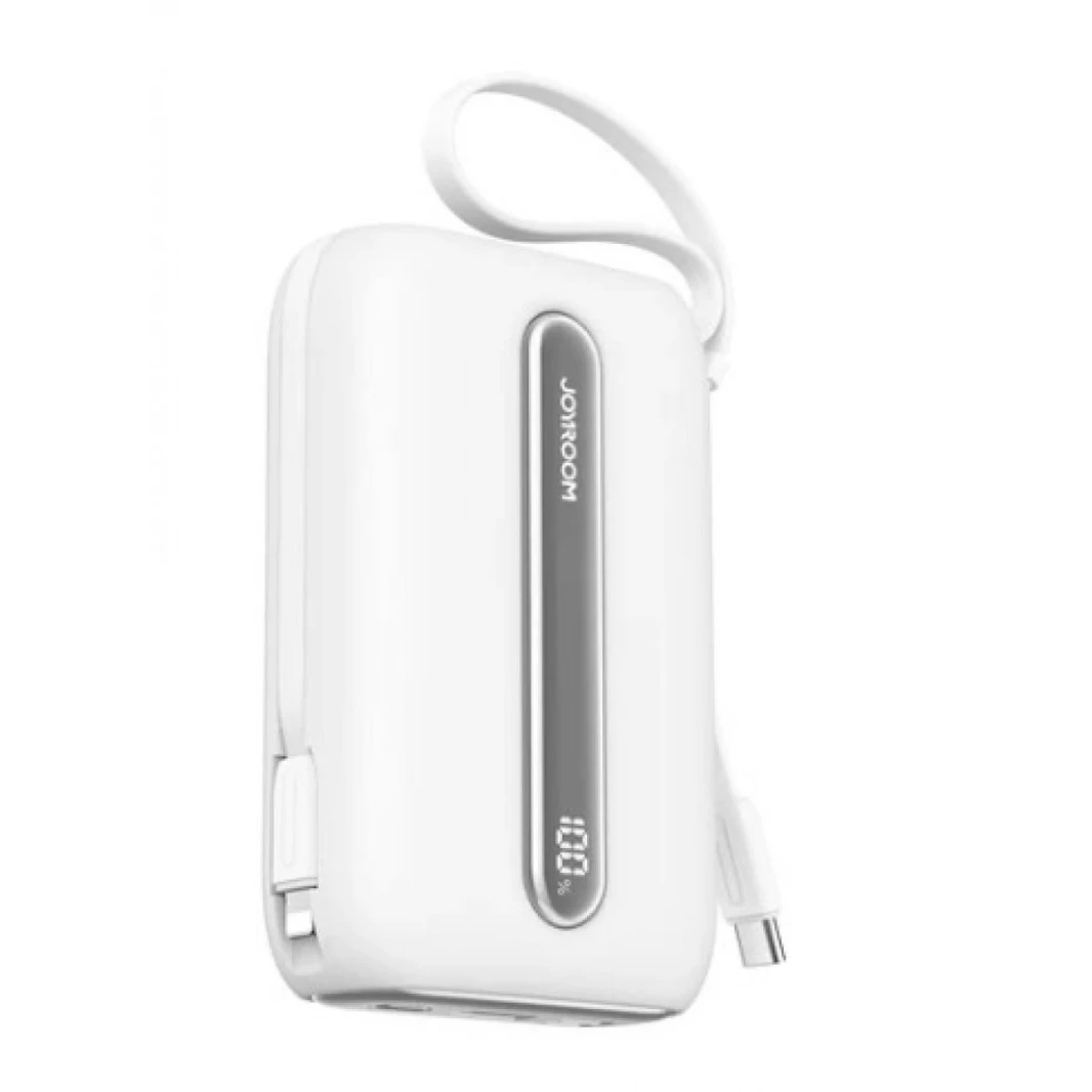بطارية شحن صغيرة Joyroom JR-L012 Plus Colorful Series مع كابلات مزدوجة 20000 مللي أمبير في الساعة ضمان لمدة 18 شهرًا (أبيض)