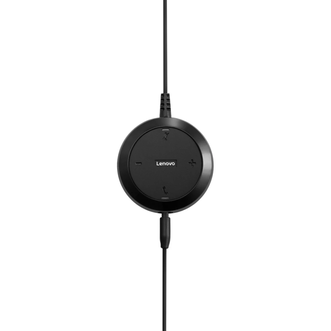 Lenovo Pro Wired Stereo Voip Black Headband Noise Cancelling