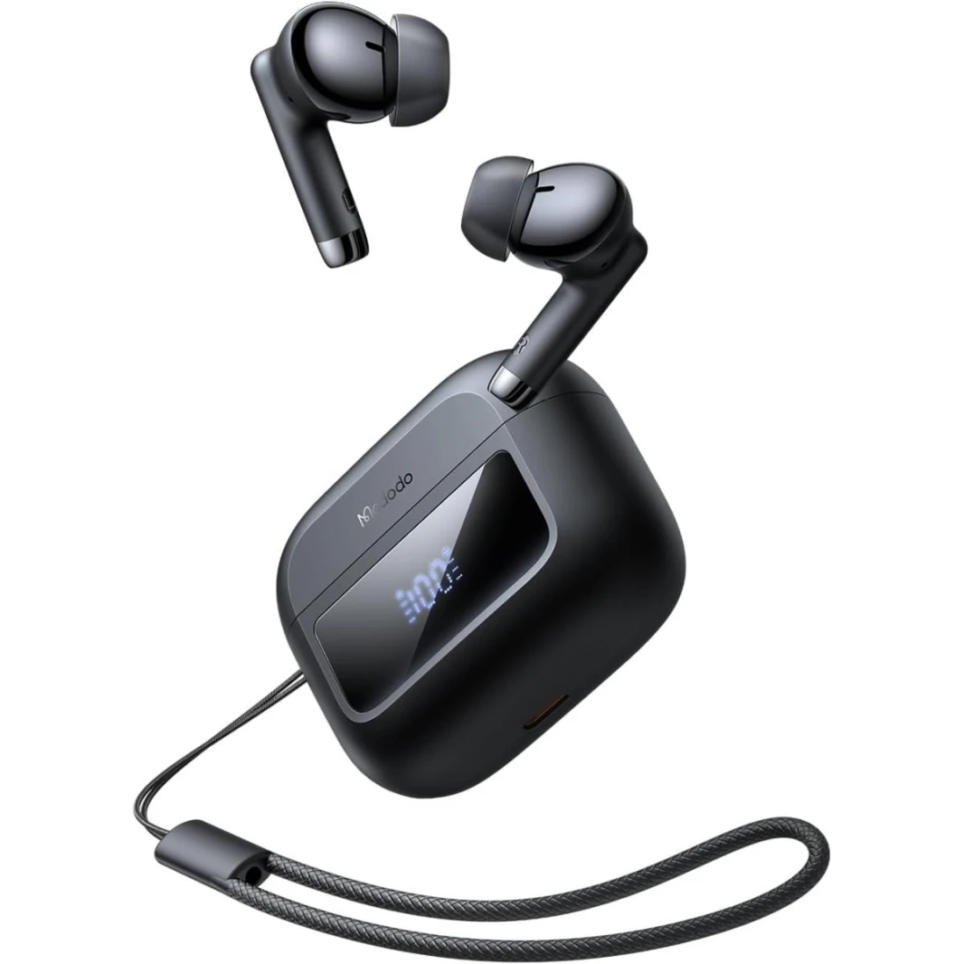 Mcdodo Bluetooth Headphones in-Ear Headphones Wireless Bluetooth 5.3 Headphones Bluetooth 13 mm Dynamic Driver LED Display Wireless Headphones HiFi Stereo