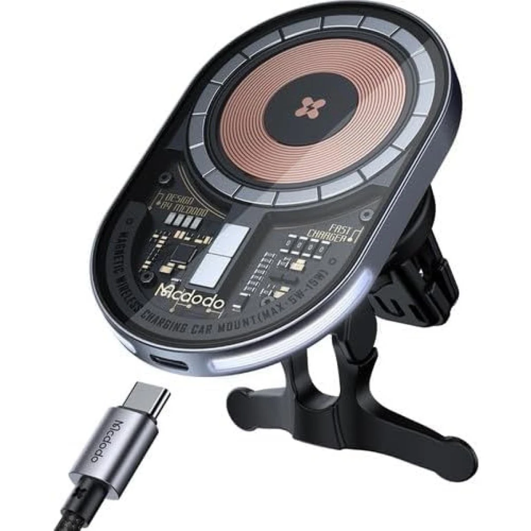 Mcdodo CH-2340 15W Magnetic Wireless Car Charger (Transparent Version)