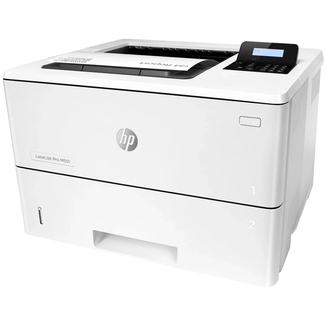 HP LaserJet Pro M501dn Monochrome Printer w/ Built-in Ethernet & 2-sided Printing - Light Gray