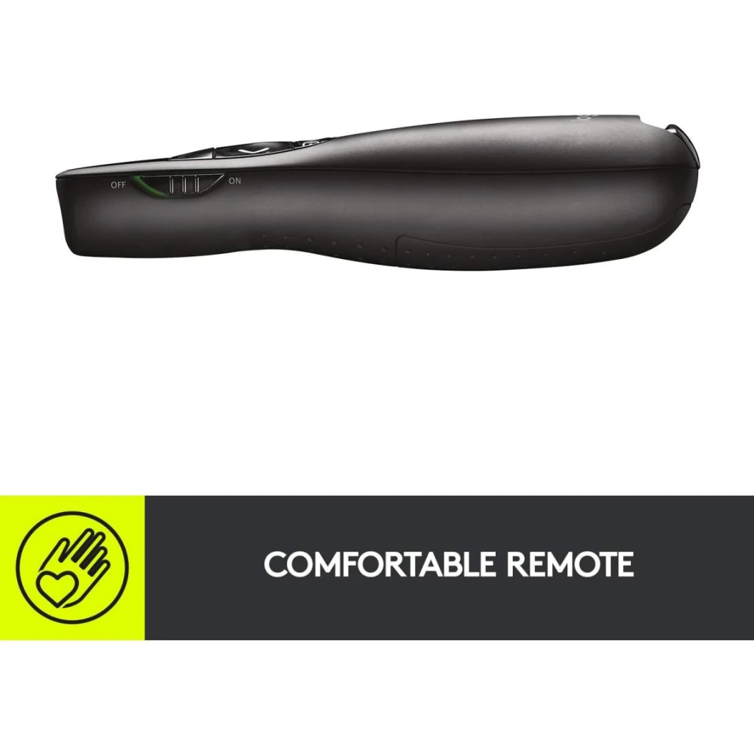 جهاز العرض اللاسلكي Logitech R400، جهاز عرض لاسلكي عن بعد مع مؤشر ليزر