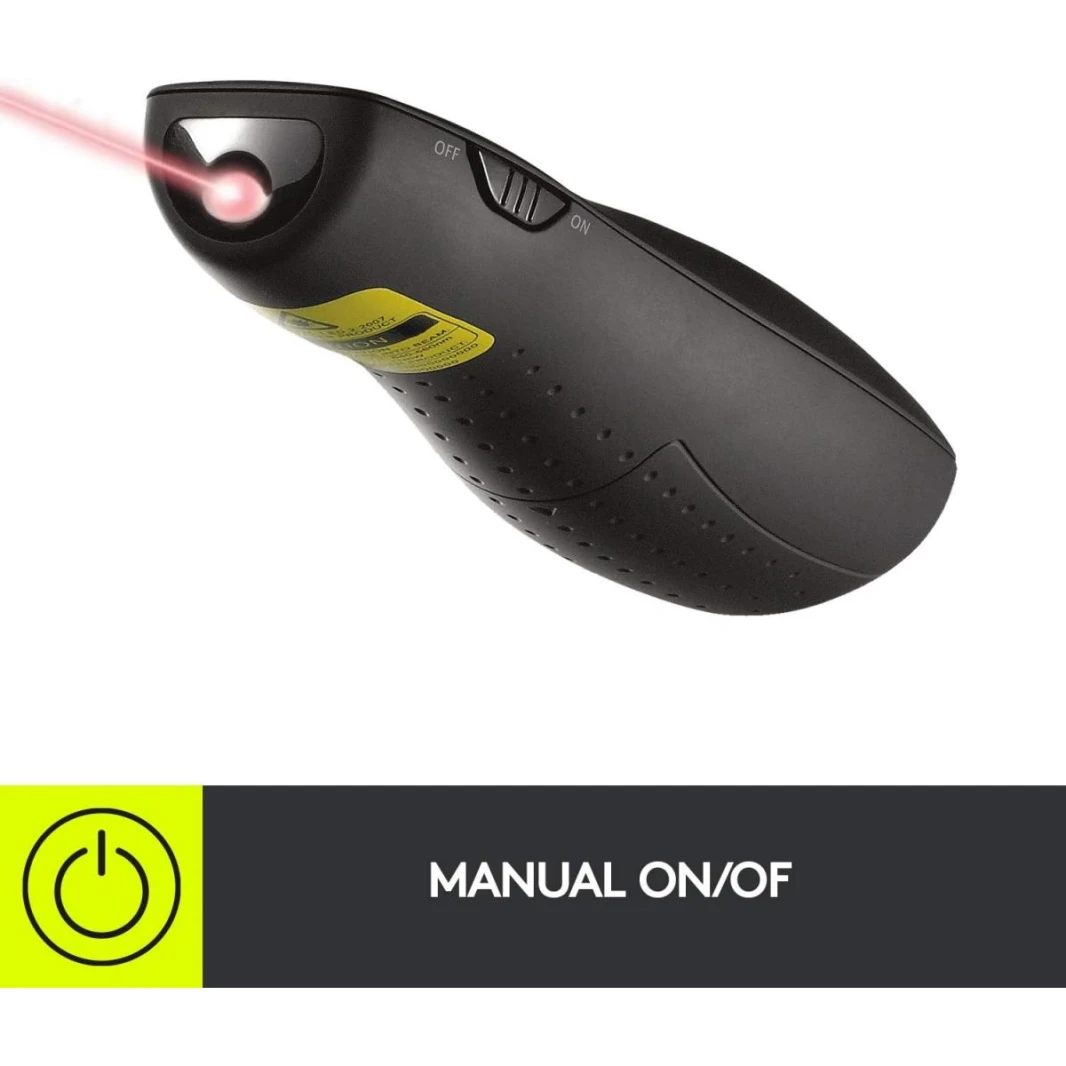 جهاز العرض اللاسلكي Logitech R400، جهاز عرض لاسلكي عن بعد مع مؤشر ليزر