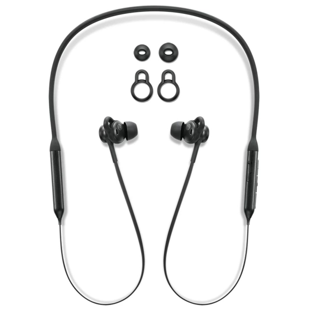 Lenovo 500 Bluetooth in-Ear Headphones Integrated Microphone Dual-Device Pairing 10 Hours Playback - Black