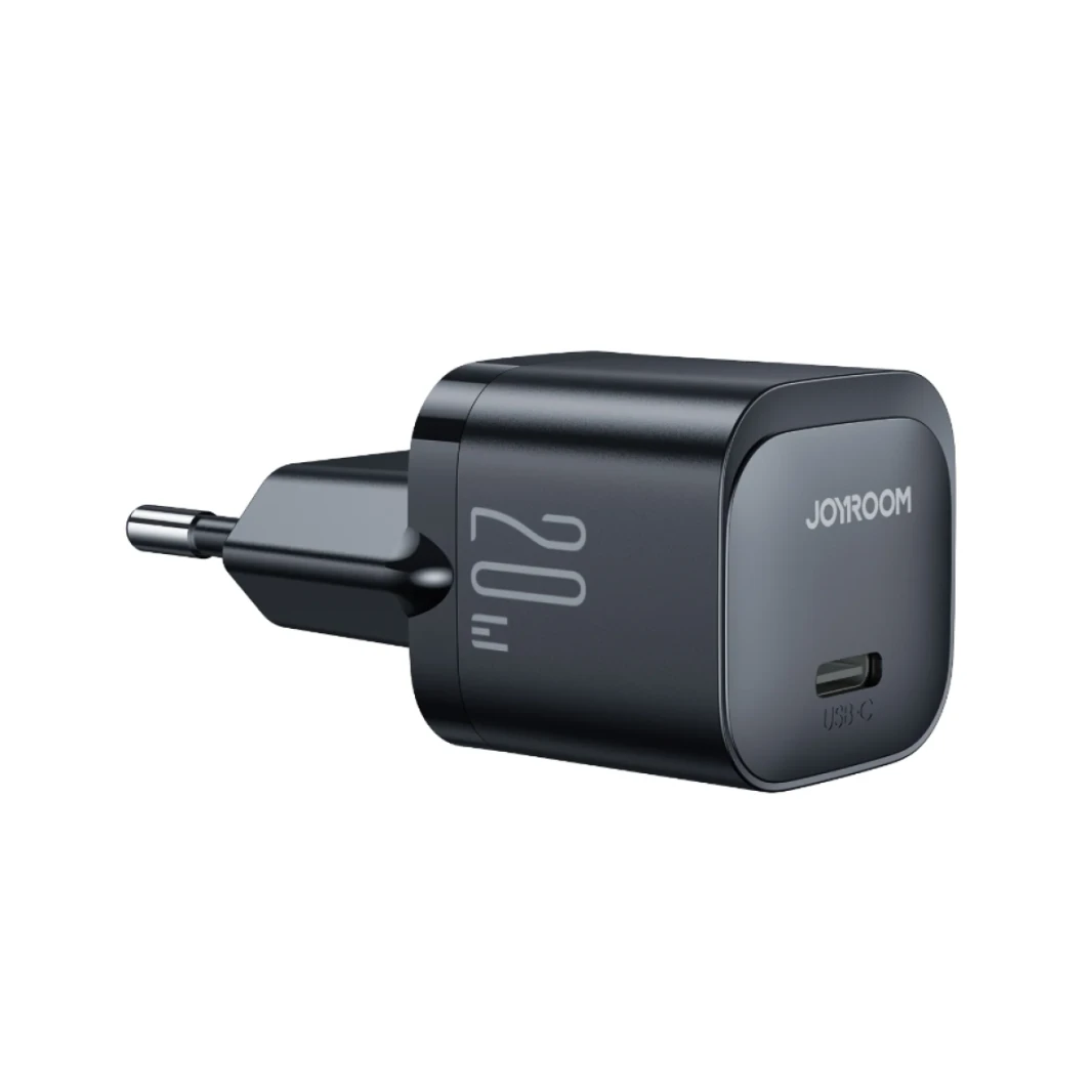 شاحن Joyroom JR-TCF02 PD 20W صغير - أسود / ضمان لمدة 18 شهرًا