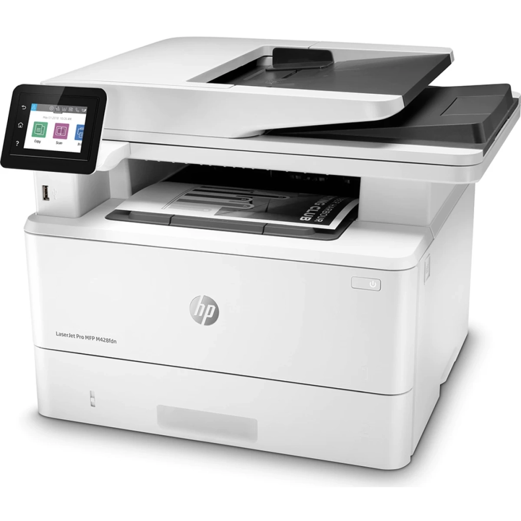 طابعة HP LaserJet Pro 4103dw MONO متعددة الوظائف، نسخ، مسح ضوئي، بريد إلكتروني، مسح ضوئي إلى بريد إلكتروني