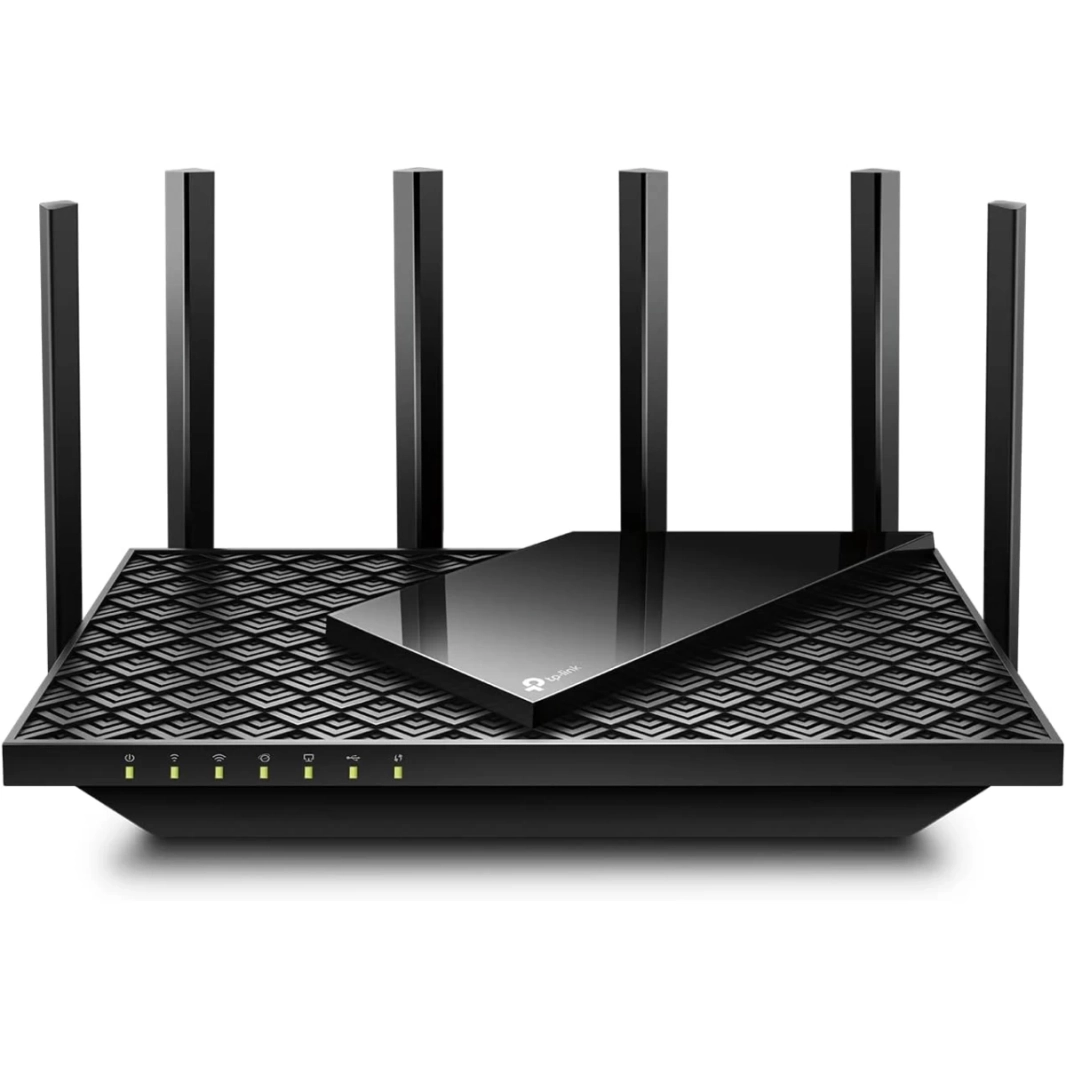 راوتر TP-Link Archer AX72 Pro AX5400 WiFi 6 بمنفذ Gigabit 1x 2.5 Gbps وشبكة ضيف ثنائية النطاق ومنفذ USB 3.0 ومتوافق مع Alexa
