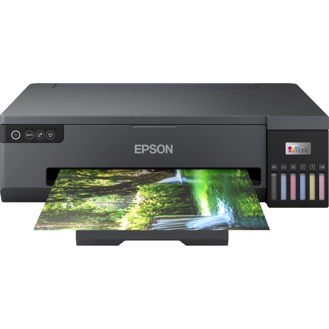 طابعة EPSON EcoTank L18050 Ink WIFI 6 ألوان عالية الجودة ومنخفضة التكلفة لطباعة الصور بحجم A3+ وبطاقات الهوية والأقراص المضغوطة