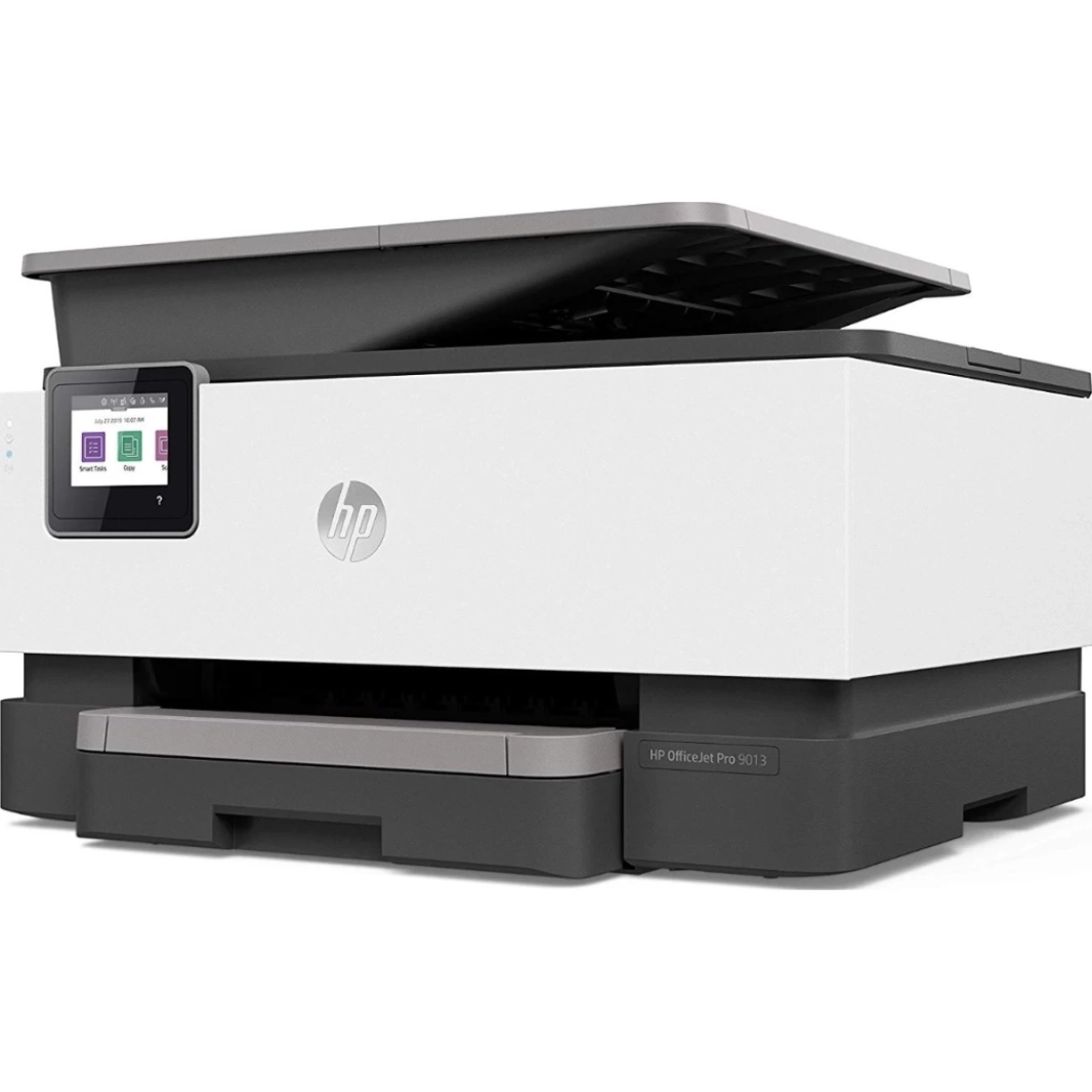 طابعة HP OfficeJet Pro 9013 All-in-One اللاسلكية للطباعة والمسح الضوئي والنسخ والفاكس - بيضاء