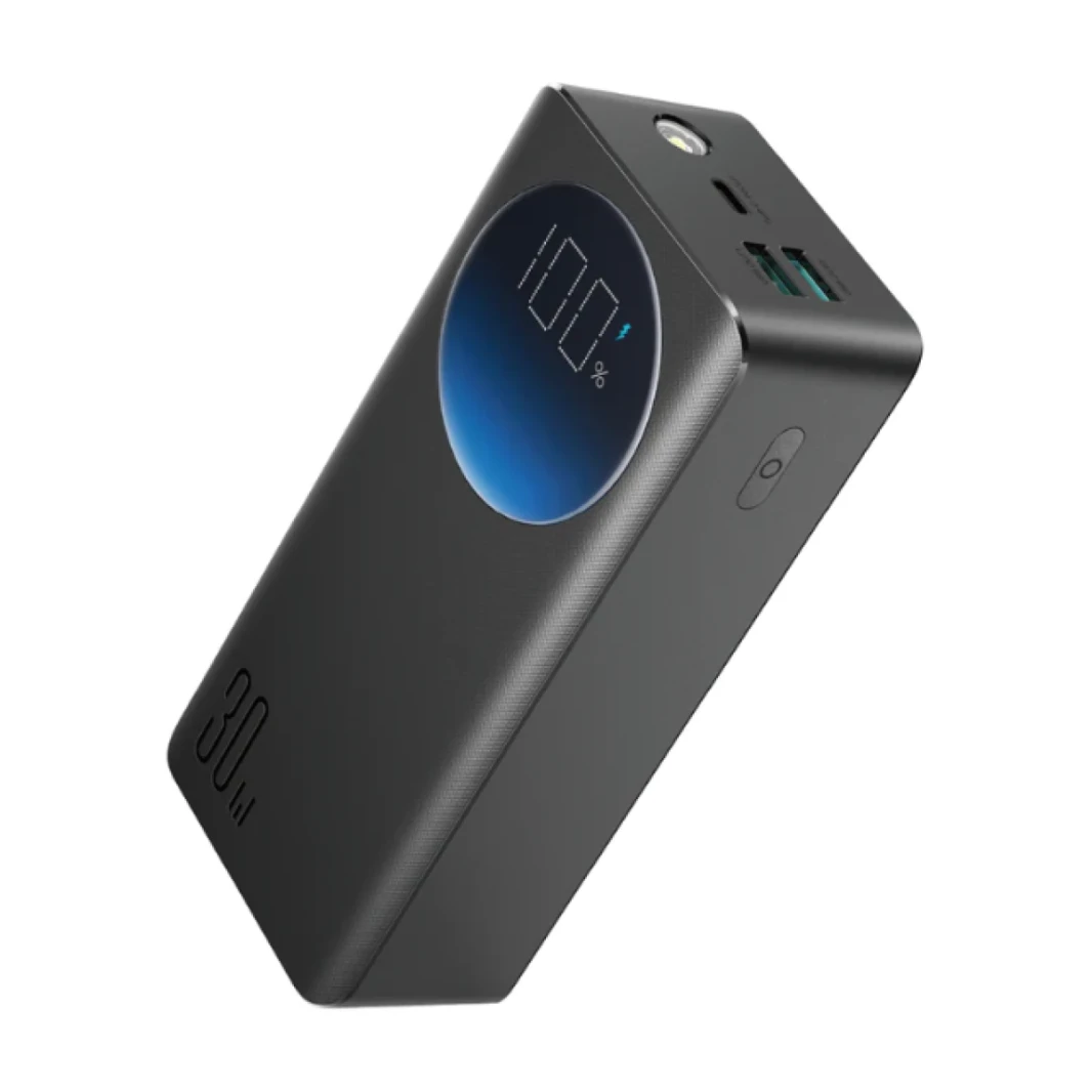 Joyroom JR-PBF03 30000mah 30W fast charging powerbank with LCD display / with Light - 18 Month Warranty
