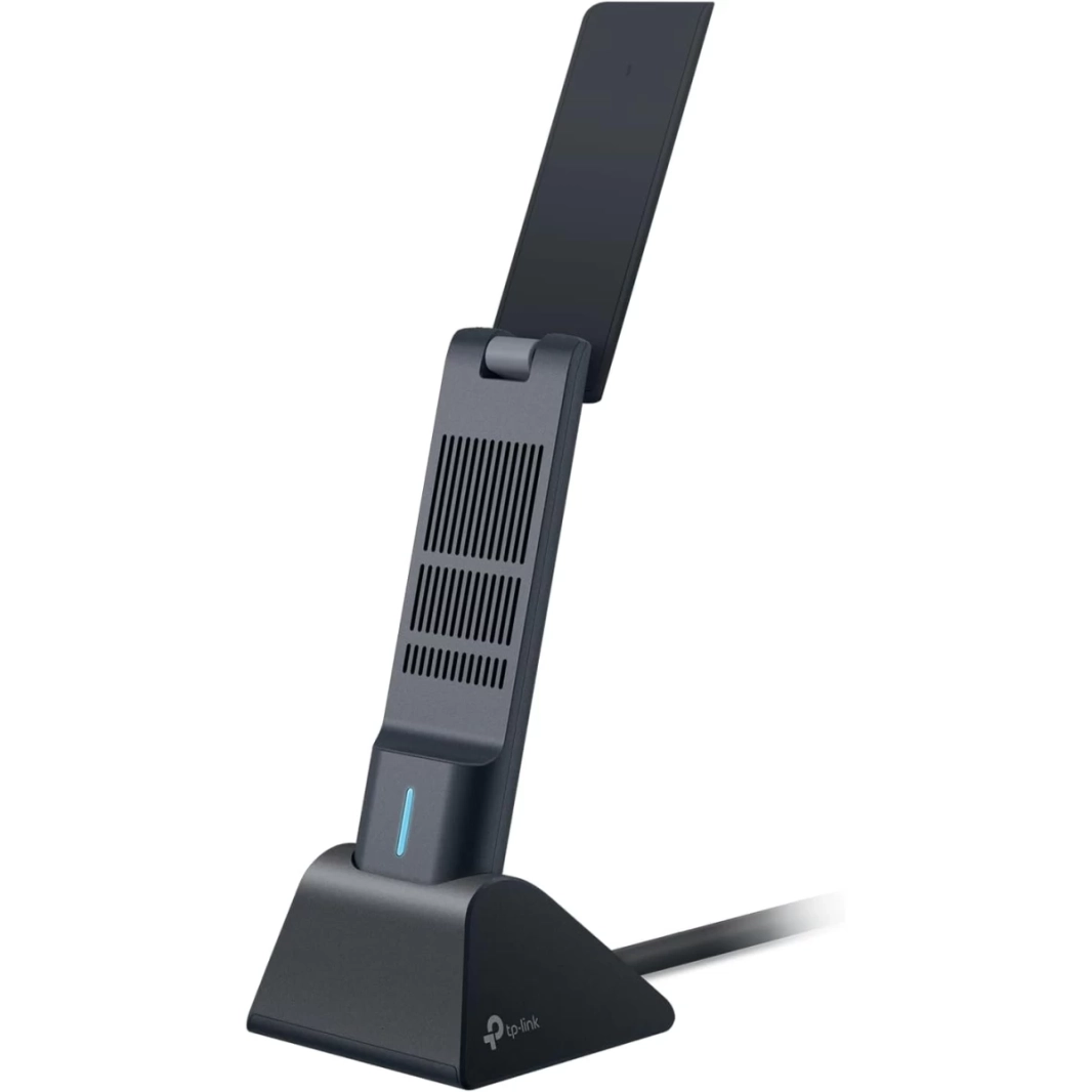 محول USB TP-Link Archer TXE70UH AXE5400 WiFi 6E لأجهزة الكمبيوتر المكتبية ثلاثي النطاق منخفض زمن الوصول MU-MIMO OFDMA أمان فائق WPA3