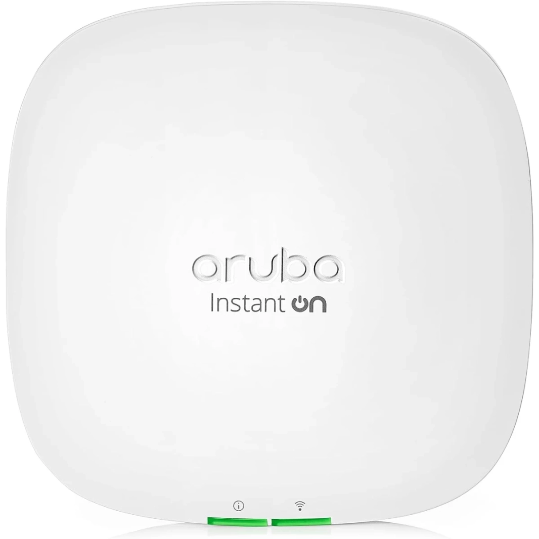نقطة وصول لاسلكية Aruba Instant On AP22 2x2 WiFi 6 طويلة المدى آمنة ومدمجة Gatewa Smart Mesh تدعم البلوتوث (لا يشمل الطاقة)
