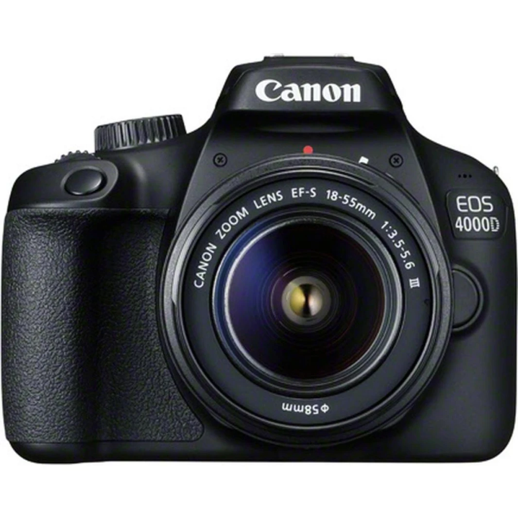 Canon EOS 4000D + EF-S 18-55mm III SLR Camera Kit 18 MP 5184 x 3456 pixels Black