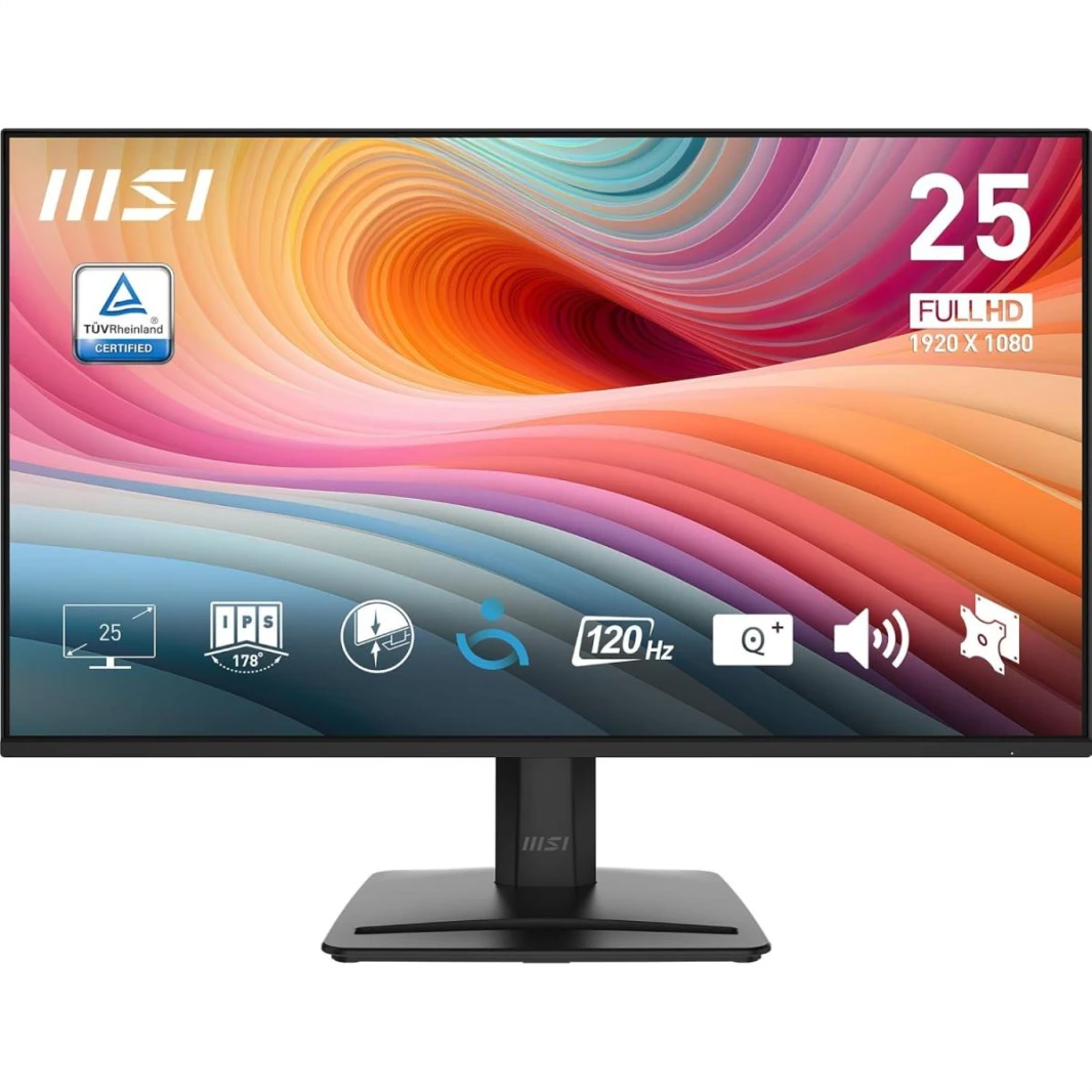 MSI PRO MP251 E2 24.5" IPS 1920 x 1080 (FHD)  Monitor, 120Hz, Adaptive-Synch, HDR Ready, HDMI, VGA Port, Display Port,VESA Mountable