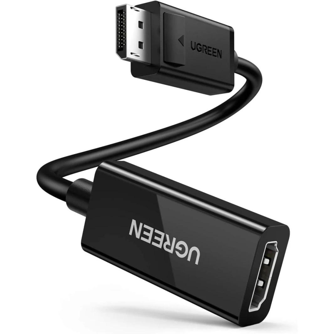 محول كابل DP إلى HDMI ذكر إلى أنثى بدقة 4K@60Hz من UGREEN