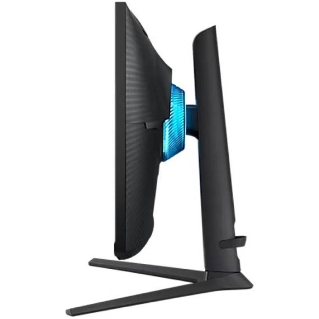 شاشة ألعاب Samsung Odyssey G7 مقاس 28 بوصة UHD 144 هرتز IPS، وقت استجابة 1 مللي ثانية (GTG)، متوافقة مع G-Sync، 1 مليار لون، ألعاب HDR10+، Wi-Fi وBluetooth، موزع USB 3.0، ETH / 2XHDMI / DP، أسود