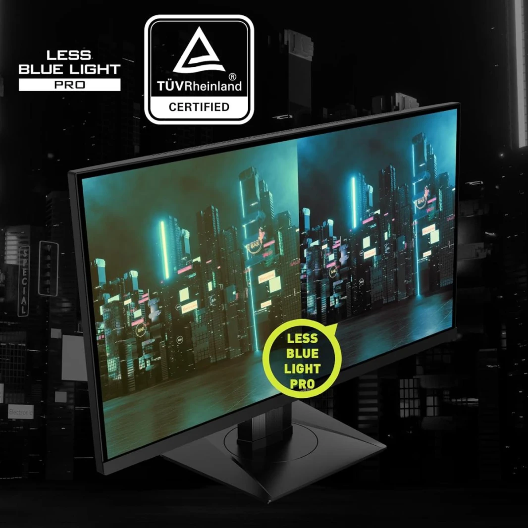MSI Gaming Monitor MAG274UPF Flat, 27" UHD 4K, 144Hz, 1ms IPS FreeSync Premium, adjustable, VESA DisplayHDR 400, Black / 3 Years Warranty