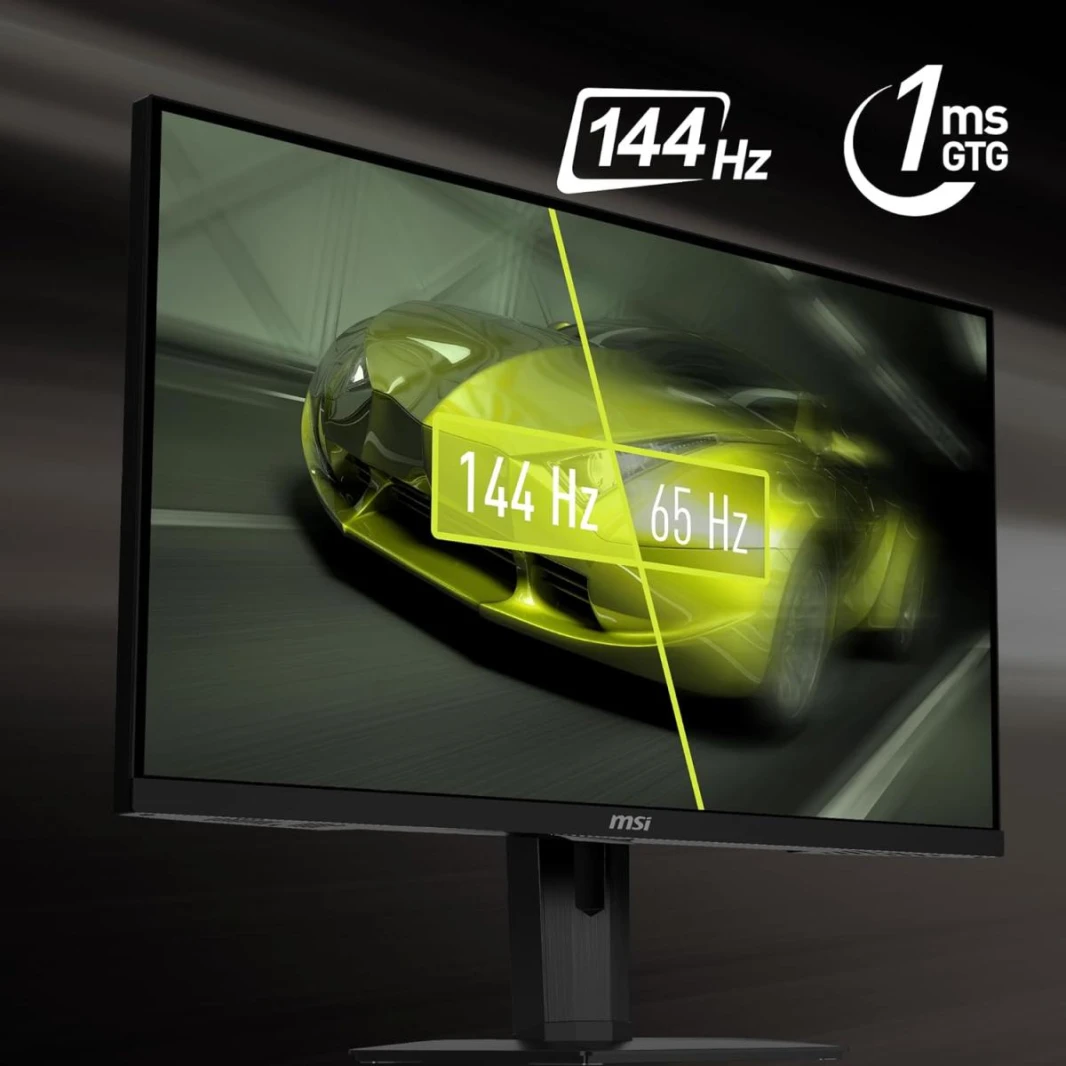 MSI Gaming Monitor MAG274UPF Flat, 27" UHD 4K, 144Hz, 1ms IPS FreeSync Premium, adjustable, VESA DisplayHDR 400, Black / 3 Years Warranty