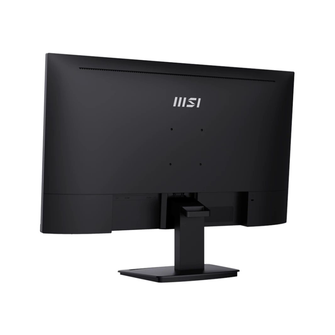 شاشة MSI Pro MP273A، مقاس 27 بوصة | IPS بدقة 1920 × 1080 (FHD) وتردد 100 هرتز وألوان الشاشة 16.7 ميجابايت ومنفذ DisplayPort واحد ومنفذ HDMI واحد ومكبر صوت مدمج مضاد للتوهج باللون الأسود / ضمان لمدة عا