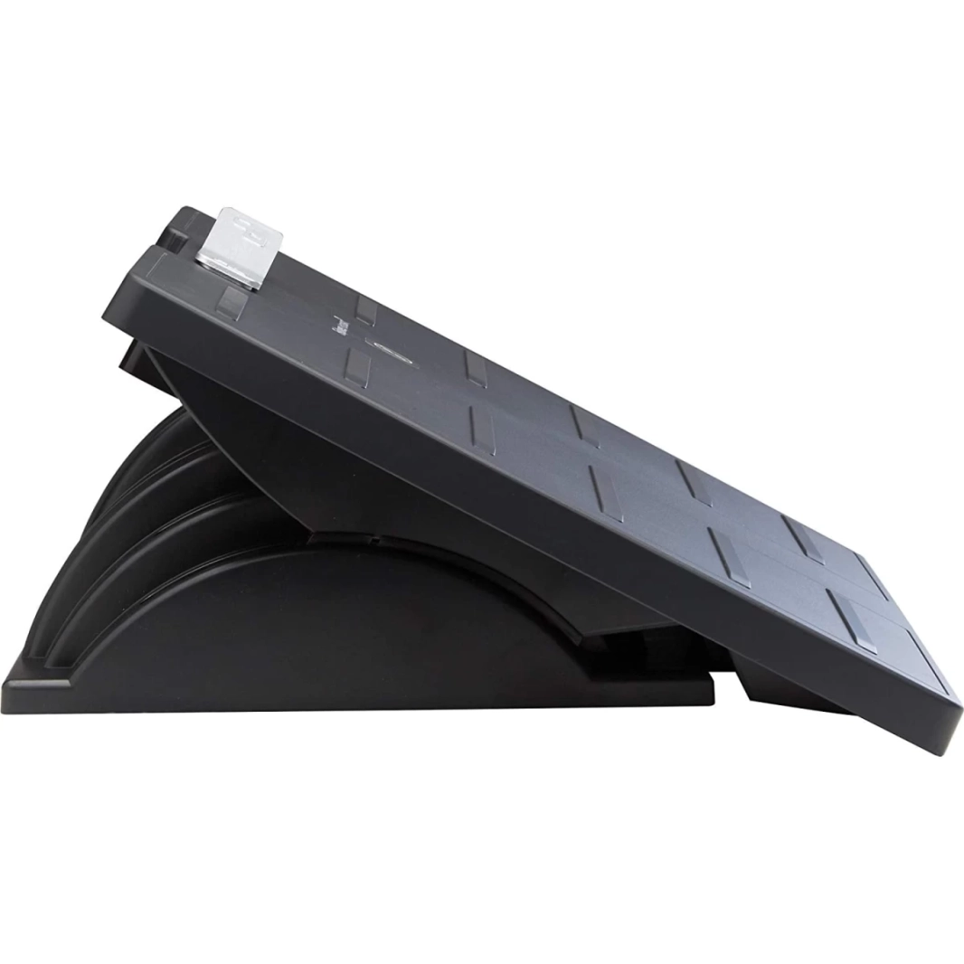 مسند قدم قابل للتعديل من Fellowes Office Suites™ مع حماية مضادة للميكروبات من Microban - أسود