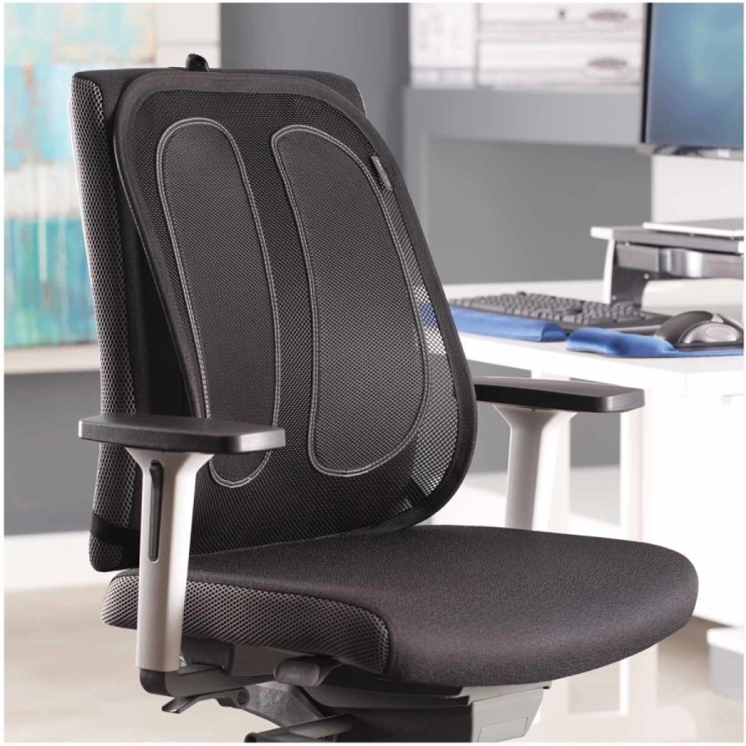 قماش شبكي لدعم الظهر من Fellowes Office Suites™ بتقنية ثلاثية الشد - أسود