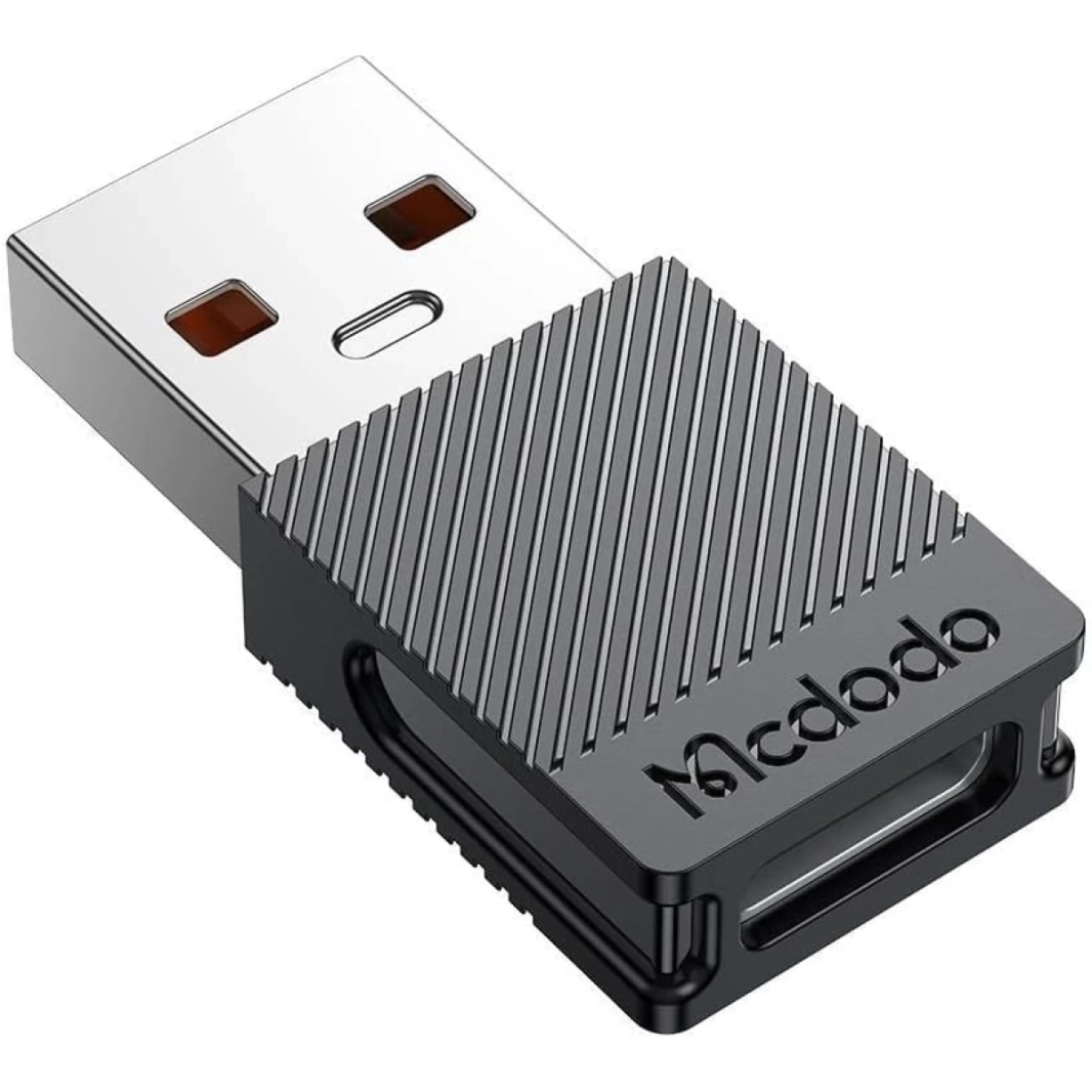 محول من النوع C 5A إلى USB A 2.0 من Mcdodo OT-6970 - أسود