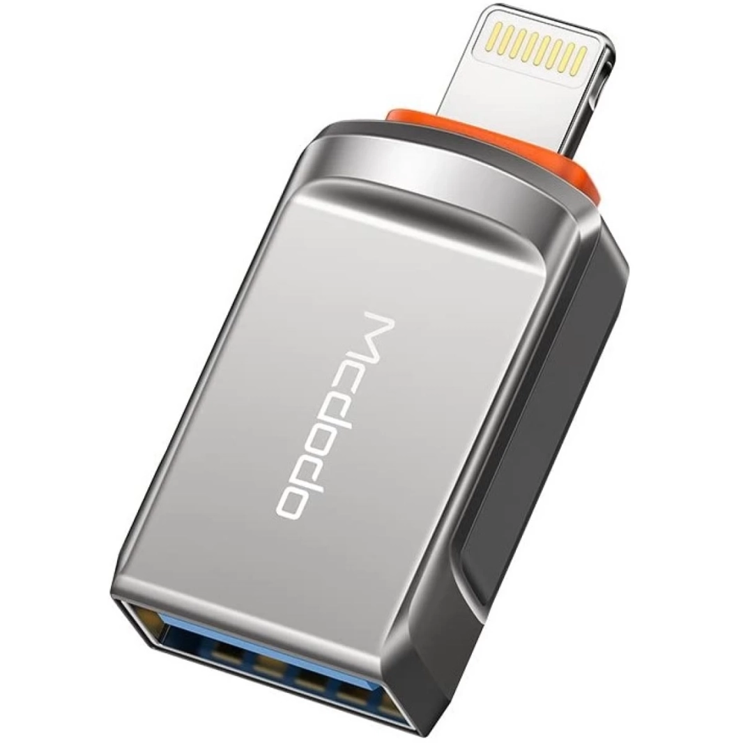 محول نقل USB-A 3.0 إلى Lightning Fast OTG من Mcdodo OT-8600 لأجهزة iPhone وiPad وiPod (Lightning)