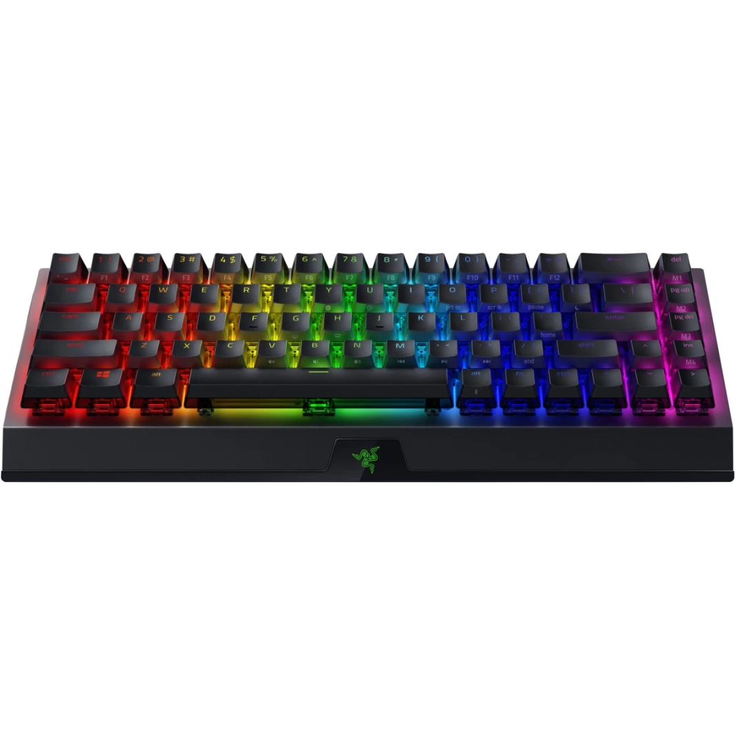 مفاتيح ميكانيكية Razer BlackWidow V3 Mini HyperSpeed ​​65% لاسلكية باللون الأخضر وأغطية مفاتيح Phantom Pudding وعمر بطارية يصل إلى 200 ساعة