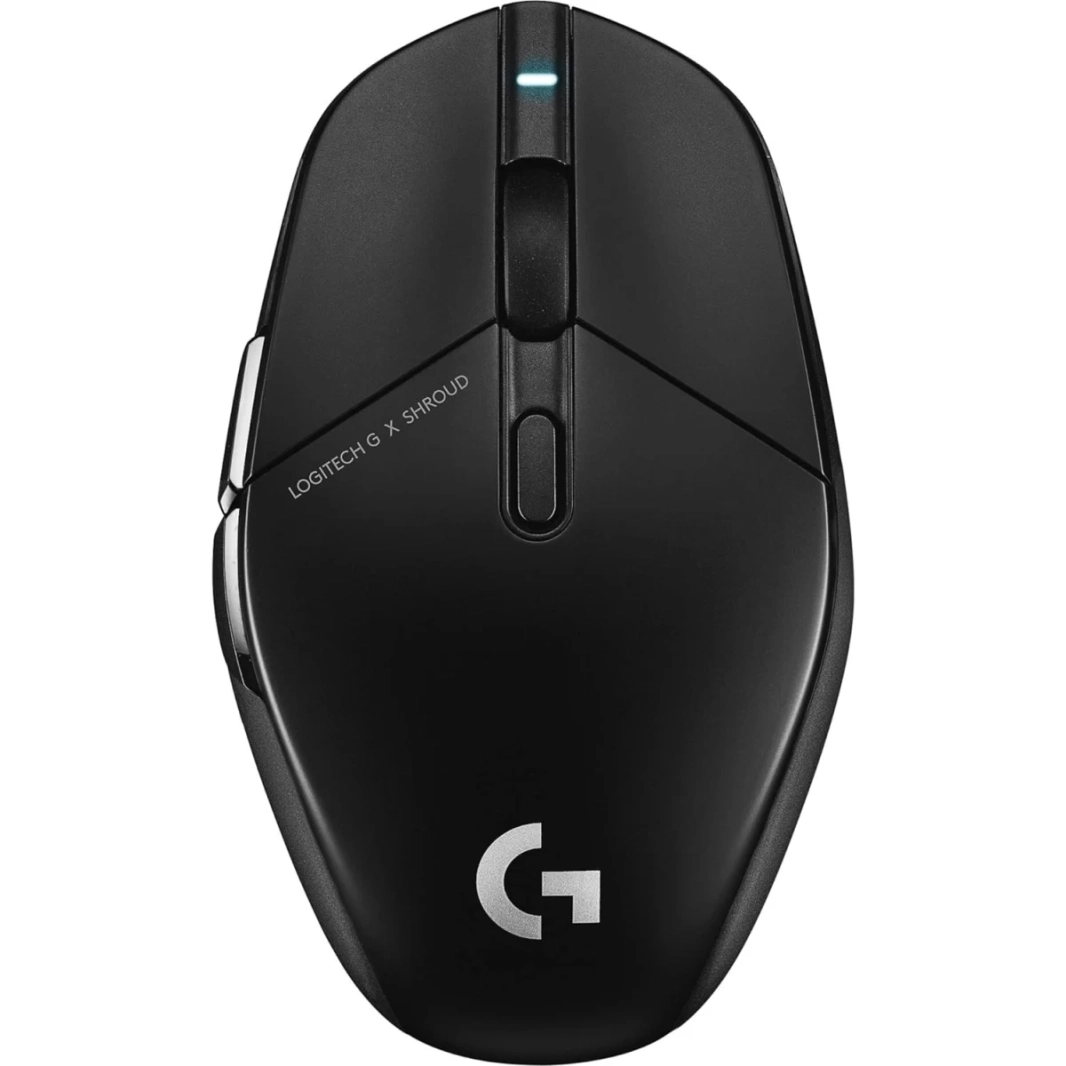 Logitech G303 Shroud Edition Wireless LIGHTSPEED HERO 25K Sensor 25,600 DPI 75 grams 5 buttons 145 Battery Life - Black