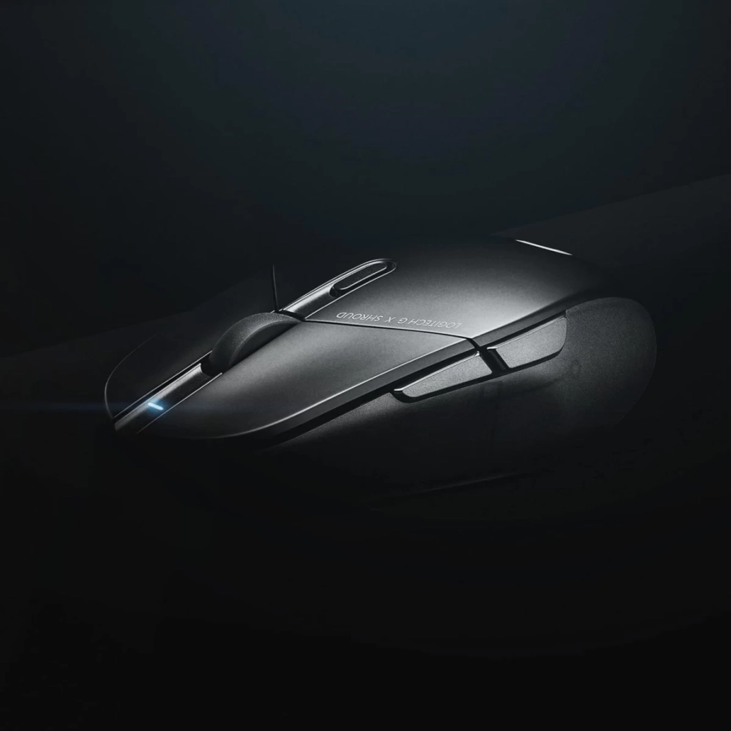 Logitech G303 Shroud Edition Wireless LIGHTSPEED HERO 25K Sensor 25,600 DPI 75 grams 5 buttons 145 Battery Life - Black